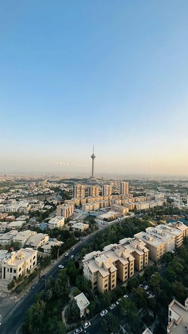 210 متر برج های مجلل شهرک غرب / ویو 360 تراس چیدمان 